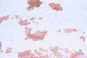 White wall with many scratches