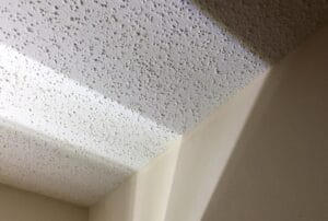 white popcorn ceiling