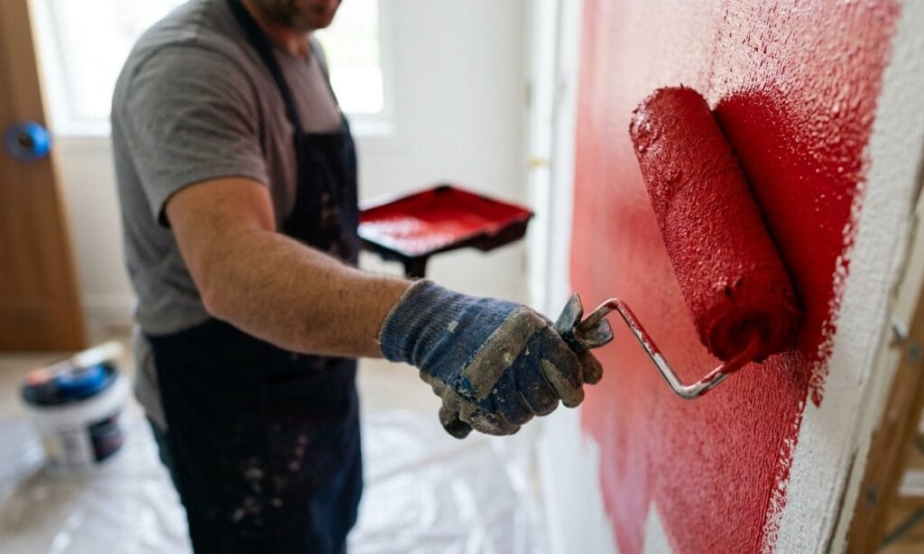 Low VOC and zero VOC paints for interior painting