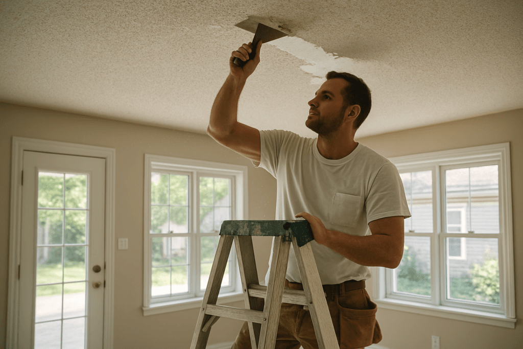 Popcorn Ceiling Removal