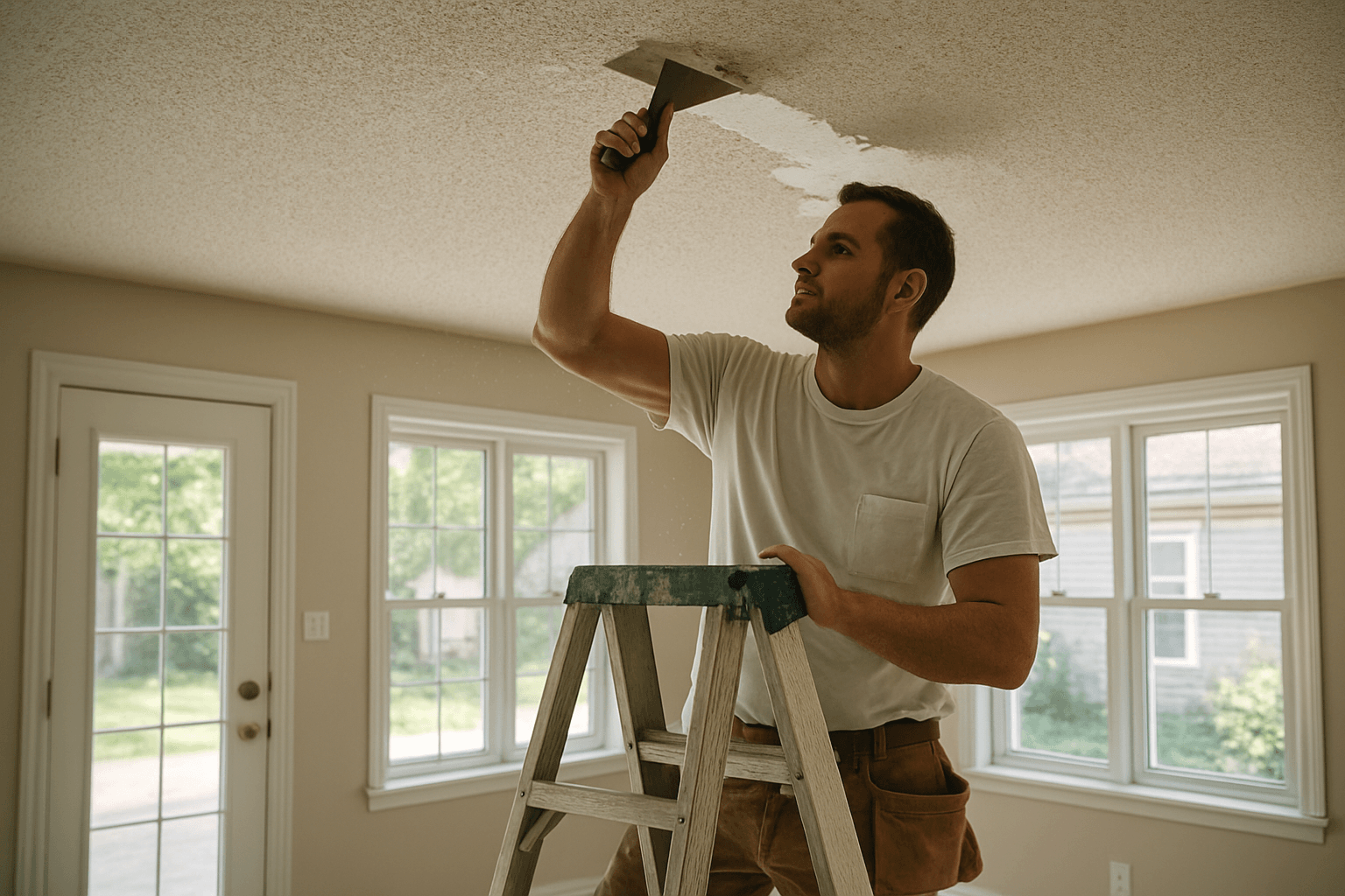 Popcorn Ceiling Removal